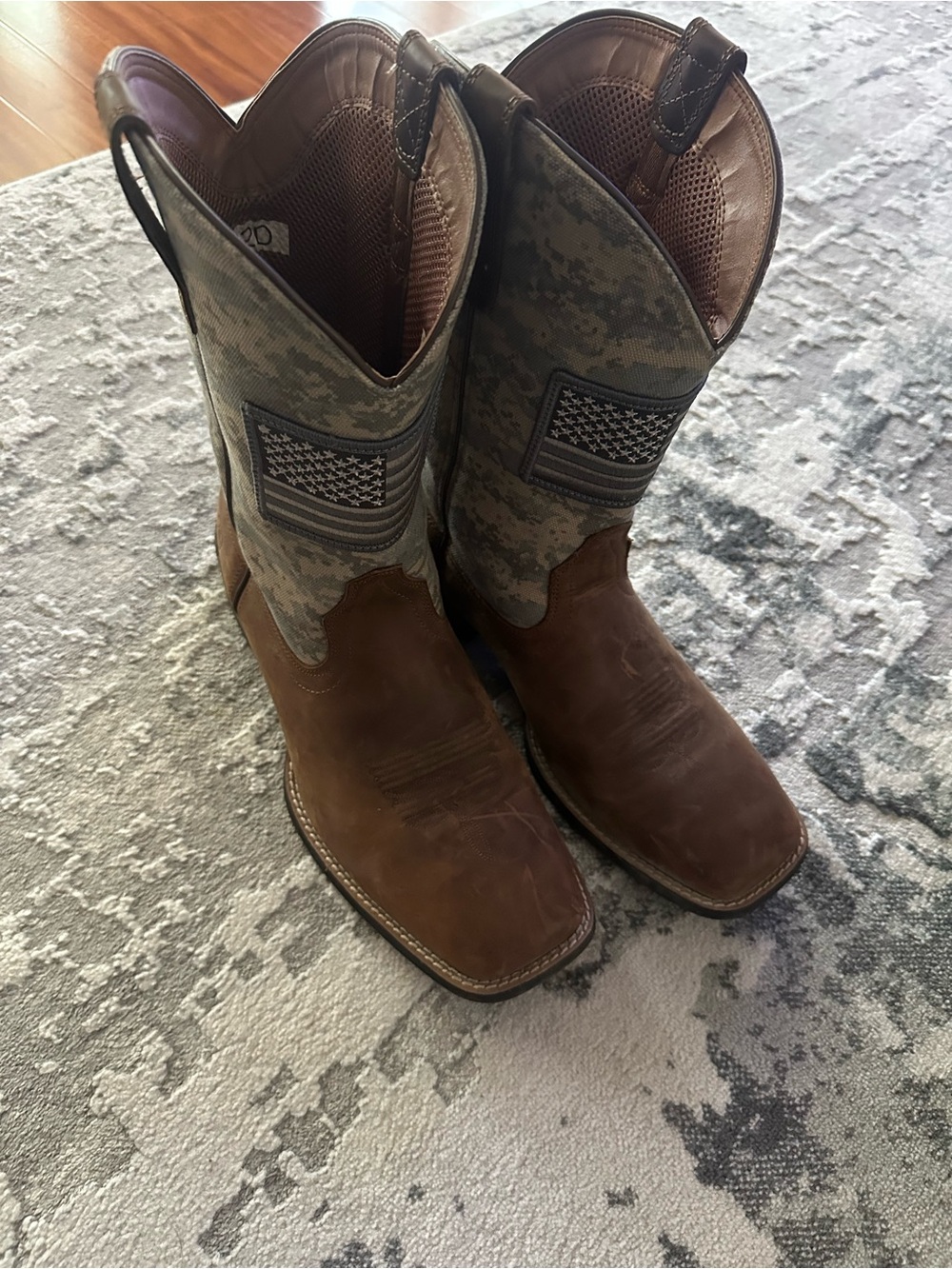 Men's Ariat Sport Patriot leather western boots